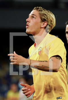 2020-07-05 - Nicolò Zaniolo of Roma training before match Serie A TIM between SSC Napoli and AS Roma on July 05 2020 in Naples (Italy) at San Paolo Stadium Photo LPS/MARCO IORIO - NAPOLI VS ROMA - ITALIAN SERIE A - SOCCER