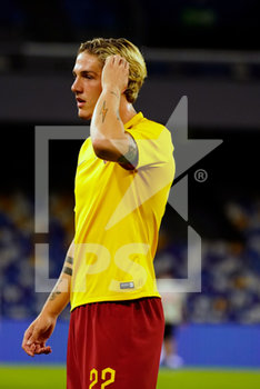 2020-07-05 - Nicolò Zaniolo of Roma training before match Serie A TIM between SSC Napoli and AS Roma on July 05 2020 in Naples (Italy) at San Paolo Stadium Photo LPS/MARCO IORIO - NAPOLI VS ROMA - ITALIAN SERIE A - SOCCER
