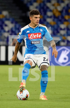 2020-07-05 - Giovanni Di Lorenzo of Napoli in action during match Serie A TIM between SSC Napoli and AS Roma on July 05 2020 in Naples (Italy) at San Paolo Stadium Photo LPS/MARCO IORIO - NAPOLI VS ROMA - ITALIAN SERIE A - SOCCER