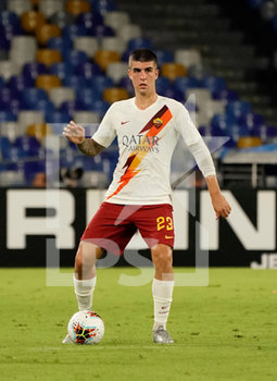 2020-07-05 - Gianluca Mancini of Roma in action during match Serie A TIM between SSC Napoli and AS Roma on July 05 2020 in Naples (Italy) at San Paolo Stadium Photo LPS/MARCO IORIO - NAPOLI VS ROMA - ITALIAN SERIE A - SOCCER