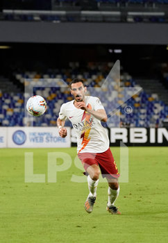 2020-07-05 - Davide Zappacosta of Roma in action during match Serie A TIM between SSC Napoli and AS Roma on July 05 2020 in Naples (Italy) at San Paolo Stadium Photo LPS/MARCO IORIO - NAPOLI VS ROMA - ITALIAN SERIE A - SOCCER