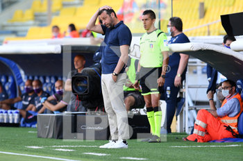 2020-07-05 - Roberto D'Avesra manager of Parma Calcio gestures - PARMA VS FIORENTINA - ITALIAN SERIE A - SOCCER