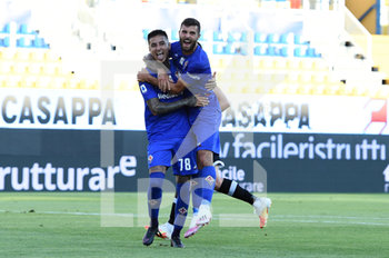 2020-07-05 - Erick Pulgar of ACF Fiorentina celebrates after scoring a goal - PARMA VS FIORENTINA - ITALIAN SERIE A - SOCCER