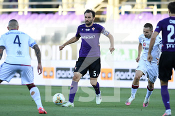 2020-07-08 - Milan Badelj of ACF Fiorentina in action - FIORENTINA VS CAGLIARI - ITALIAN SERIE A - SOCCER