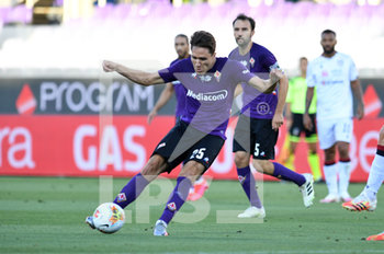 2020-07-08 - Federico Chiesa of ACF Fiorentina in action - FIORENTINA VS CAGLIARI - ITALIAN SERIE A - SOCCER