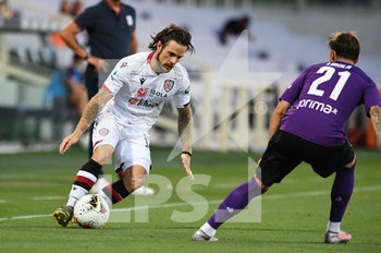2020-07-08 - Nahitan Nandez of Cagliari Calcio in action - FIORENTINA VS CAGLIARI - ITALIAN SERIE A - SOCCER