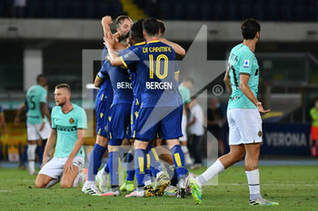 2020-07-09 - esultanza Verona gol Miguel Veloso 2-2 - HELLAS VERONA VS INTER - ITALIAN SERIE A - SOCCER