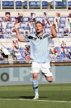 2020-07-11 - Ciro Immobile in action during match Serie A TIM between SS Lazio and US Sassuolo on July 11 2020 in Rome (Italy) at Olimpico Stadium Photo LPS/MARCO IORIO - LAZIO VS SASSUOLO - ITALIAN SERIE A - SOCCER
