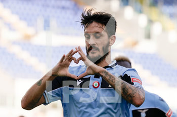 2020-07-11 - Luis Alberto of Lazio celebrates after scoring his first gol during match Serie A TIM between SS Lazio and US Sassuolo on July 11 2020 in Rome (Italy) at Olimpico Stadium Photo LPS/MARCO IORIO - LAZIO VS SASSUOLO - ITALIAN SERIE A - SOCCER