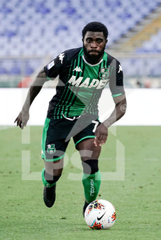 2020-07-11 - Jeremie Boga of Sassuolo in action during match Serie A TIM between SS Lazio and US Sassuolo on July 11 2020 in Rome (Italy) at Olimpico Stadium Photo LPS/MARCO IORIO - LAZIO VS SASSUOLO - ITALIAN SERIE A - SOCCER
