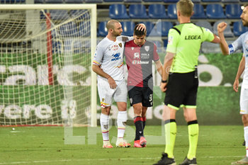 2020-07-12 - Giovanni Simeone of Cagliari Calcio - CAGLIARI VS LECCE - ITALIAN SERIE A - SOCCER