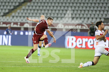2020-07-16 - 9 Andrea Belotti (Torino FC) scores the goal - TORINO VS GENOA - ITALIAN SERIE A - SOCCER