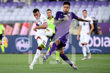 2020-07-19 - Alejandro Berenguer of Torino FC in action against Erick Pulgar of ACF Fiorentina  - FIORENTINA VS TORINO - ITALIAN SERIE A - SOCCER