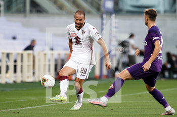 2020-07-19 - Lorenzo Dei Silvestri of Torino FC in action - FIORENTINA VS TORINO - ITALIAN SERIE A - SOCCER