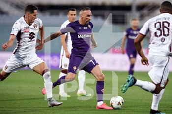 2020-07-19 - Franck Ribery of ACF Fiorentina in action - FIORENTINA VS TORINO - ITALIAN SERIE A - SOCCER