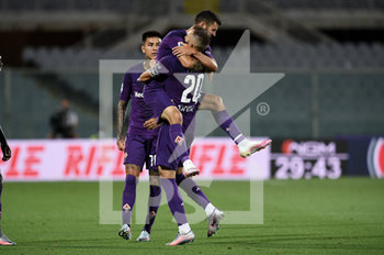 2020-07-19 - Patrick Cutrone of ACF Fiorentina celebrates after scoring a goal - FIORENTINA VS TORINO - ITALIAN SERIE A - SOCCER
