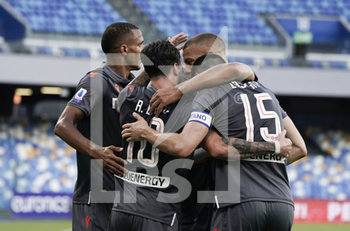 2020-07-19 - NAPOLI-ITALY JULY 2020,19 Rodrigo Javier De Paul of Udinese celesbrate after scoring his first goal during the match Serie A TIM between SSC Napoli and Udinese on July 19,2020 in Naples (Italy) at San Paolo Stadium Photo LPS/MARCO IORIO - NAPOLI VS UDINESE - ITALIAN SERIE A - SOCCER