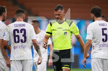 2020-07-22 - L'arbitro Piero Giacomelli - INTER VS FIORENTINA - ITALIAN SERIE A - SOCCER