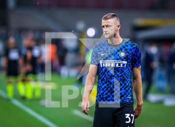 2020-07-28 - Milan Skriniar of FC Internazionale during the Serie A 2019/20 match between FC Internazionale vs SSC Napoli at the San Siro Stadium, Milan, Italy on July 28, 2020 - Photo Fabrizio Carabelli - INTER VS NAPOLI - ITALIAN SERIE A - SOCCER
