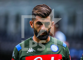 2020-07-28 - Elseid Hysaj of SSC Napoli during the Serie A 2019/20 match between FC Internazionale vs SSC Napoli at the San Siro Stadium, Milan, Italy on July 28, 2020 - Photo Fabrizio Carabelli - INTER VS NAPOLI - ITALIAN SERIE A - SOCCER