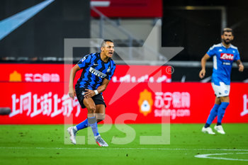 2020-07-28 - Alexis Sanchez of FC Internazionale during the Serie A 2019/20 match between FC Internazionale vs SSC Napoli at the San Siro Stadium, Milan, Italy on July 28, 2020 - Photo Fabrizio Carabelli - INTER VS NAPOLI - ITALIAN SERIE A - SOCCER