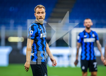 2020-07-28 - Christian Eriksen of FC Internazionale during the Serie A 2019/20 match between FC Internazionale vs SSC Napoli at the San Siro Stadium, Milan, Italy on July 28, 2020 - Photo Fabrizio Carabelli - INTER VS NAPOLI - ITALIAN SERIE A - SOCCER