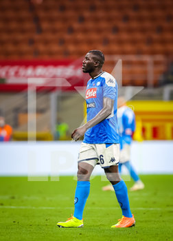 2020-07-28 - Kalidou Koulibaly of SSC Napoli during the Serie A 2019/20 match between FC Internazionale vs SSC Napoli at the San Siro Stadium, Milan, Italy on July 28, 2020 - Photo Fabrizio Carabelli - INTER VS NAPOLI - ITALIAN SERIE A - SOCCER