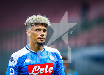 2020-07-28 - Kevin Malcuit of SSC Napoli during the Serie A 2019/20 match between FC Internazionale vs SSC Napoli at the San Siro Stadium, Milan, Italy on July 28, 2020 - Photo Fabrizio Carabelli - INTER VS NAPOLI - ITALIAN SERIE A - SOCCER