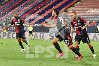 2020-07-29 - Luca Gagliano of Cagliari Calcio, Esultanza, Celebration after scoring goal - CAGLIARI VS JUVENTUS - ITALIAN SERIE A - SOCCER