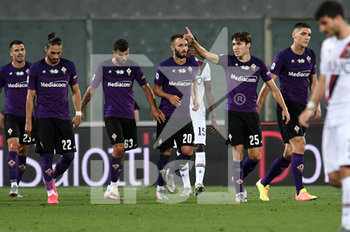 2020-07-29 - Federico Chiesa (Fiorentina) esultanza secondo gol - FIORENTINA VS BOLOGNA - ITALIAN SERIE A - SOCCER