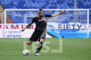 2020-07-29 - Zlatan Ibrahimovic (Milan) - SAMPDORIA VS MILAN - ITALIAN SERIE A - SOCCER