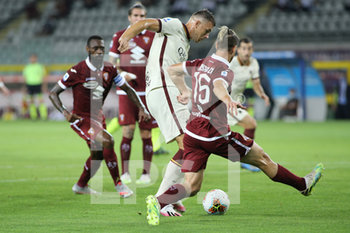 2020-07-29 - Edin Dzeko (AS Roma) scores the goal - TORINO VS ROMA - ITALIAN SERIE A - SOCCER