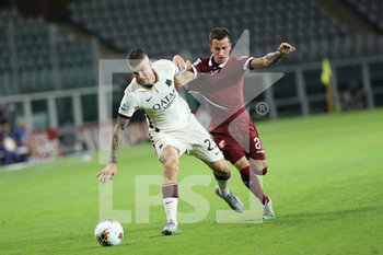 2020-07-29 - Alejandro Berenguer (Torino FC) vs Davide Zappacosta (AS Roma) - TORINO VS ROMA - ITALIAN SERIE A - SOCCER