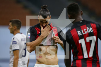 2020-08-01 - Zlatan Ibrahimovic (Milan) - MILAN VS CAGLIARI - ITALIAN SERIE A - SOCCER