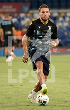2020-08-01 - Ciro Immobile of Lazio in action during the training before match Serie A TIM between SSC Napoli and SS Lazio on August 1, 2020 in Naples (Italy) at San Paolo Stadium Photo LPS/MARCO IORIO - NAPOLI VS LAZIO - ITALIAN SERIE A - SOCCER