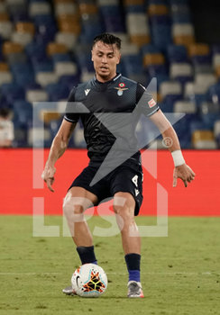 2020-08-01 - Patricio Gabarron Gil of Lazio in action during the match Serie A TIM between SSC Napoli and SS Lazio on August 1, 2020 in Naples (Italy) at San Paolo Stadium Photo LPS/MARCO IORIO - NAPOLI VS LAZIO - ITALIAN SERIE A - SOCCER