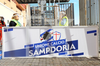 2020-09-26 - Un varco di accesso dei tifosi, controllato dal personale di servizio - SAMPDORIA VS BENEVENTO - ITALIAN SERIE A - SOCCER