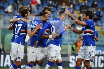 2020-09-26 - Sampdoria, dopo la rete del 1 a 0 - SAMPDORIA VS BENEVENTO - ITALIAN SERIE A - SOCCER