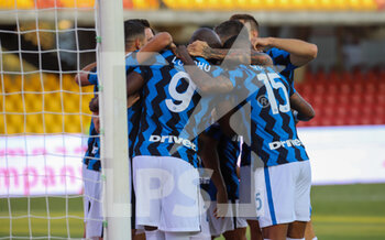 2020-09-30 - Esultanza Inter FC - BENEVENTO VS INTER - ITALIAN SERIE A - SOCCER