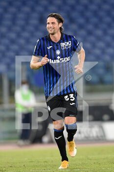 2020-09-30 - ROME, ITALY - Settember 30 Hateboer of Atalanta celebrates after scores a gol during the Serie A soccer match between SS Lazio Atalanta Stadio Olimpico on Settember 30,2020 in Rome Italy   - LAZIO VS ATALANTA - ITALIAN SERIE A - SOCCER
