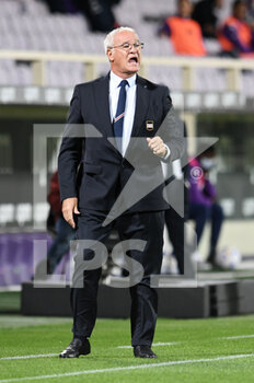 2020-10-02 - Claudio Ranieri allenatore UC Sampdoria - FIORENTINA VS SAMPDORIA - ITALIAN SERIE A - SOCCER