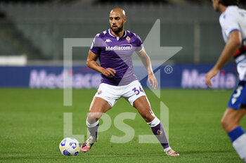 2020-10-02 - Sofyan Amrabat (ACF Fiorentina) in azione - FIORENTINA VS SAMPDORIA - ITALIAN SERIE A - SOCCER