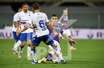2020-10-02 - Nikola Milenkovic (ACF Fiorentina) e Albin Ekdal (UC Sampdoria) - FIORENTINA VS SAMPDORIA - ITALIAN SERIE A - SOCCER