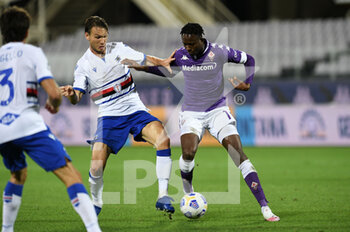 2020-10-02 - Christian Kouame (ACF Fiorentina) e Albin Ekdal (UC Sampdoria) - FIORENTINA VS SAMPDORIA - ITALIAN SERIE A - SOCCER