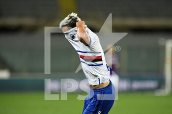 2020-10-02 - Valerio Verre (UC Sampdoria) esultanza gol - FIORENTINA VS SAMPDORIA - ITALIAN SERIE A - SOCCER