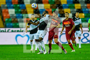 2020-10-03 - Stefano Okaka (Udinese Calcio) in action - UDINESE VS ROMA - ITALIAN SERIE A - SOCCER