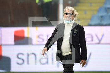 2020-10-17 - Il Presidente della Sampdoria, Massimo Ferrero - SAMPDORIA VS LAZIO  - ITALIAN SERIE A - SOCCER