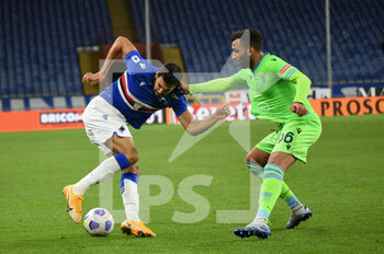 2020-10-17 - MEHDI LERIS (Sampdoria), Mohamed FARES (Lazio) - SAMPDORIA VS LAZIO  - ITALIAN SERIE A - SOCCER