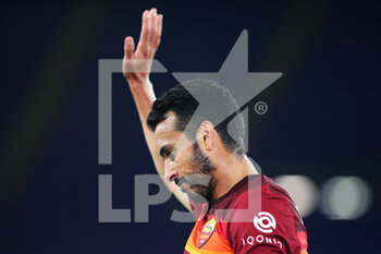 2020-10-18 - Pedro Rodriguez of Roma reacts during the Italian championship Serie A football match between AS Roma and Benevento Calcio on October 18, 2020 at Stadio Olimpico in Rome, Italy - Photo Federico Proietti / DPPI - AS ROMA VS BENEVENTO CALCIO - ITALIAN SERIE A - SOCCER