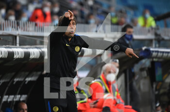 2020-10-24 - head coach , Antonio Conte (Inter) - GENOA VS INTER - ITALIAN SERIE A - SOCCER